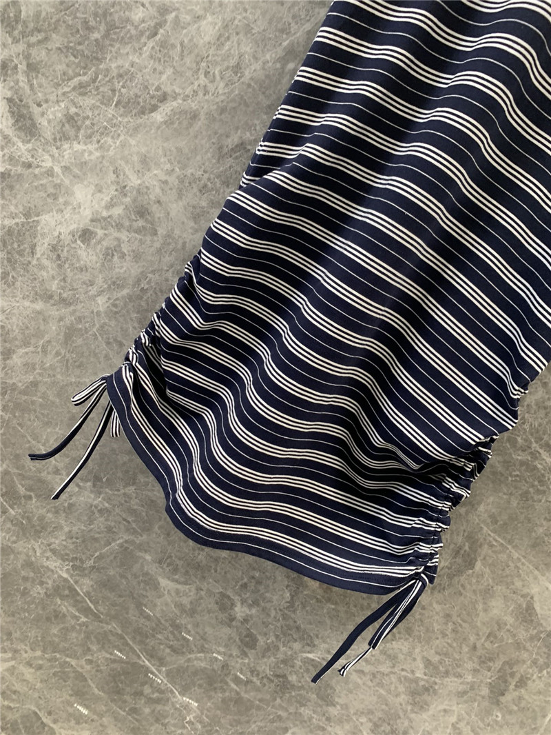 M1um1u drawstring slim dress replica d&g clothing