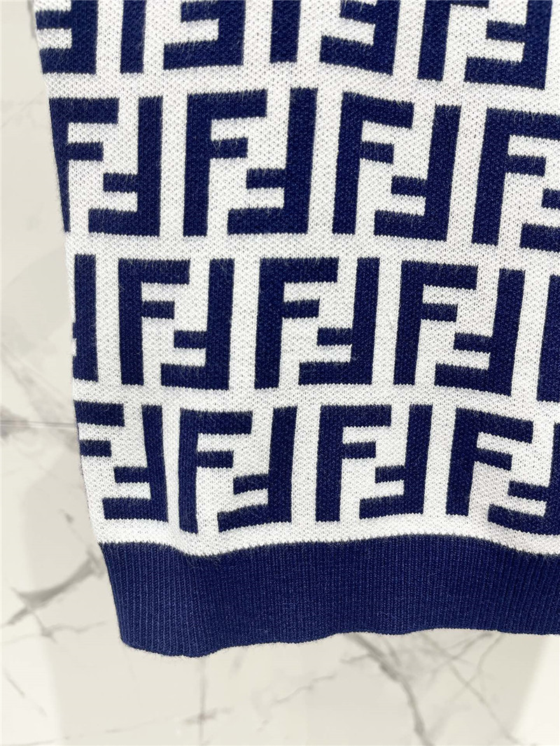 F**di monogram polo sleeveless top replica d&g clothing