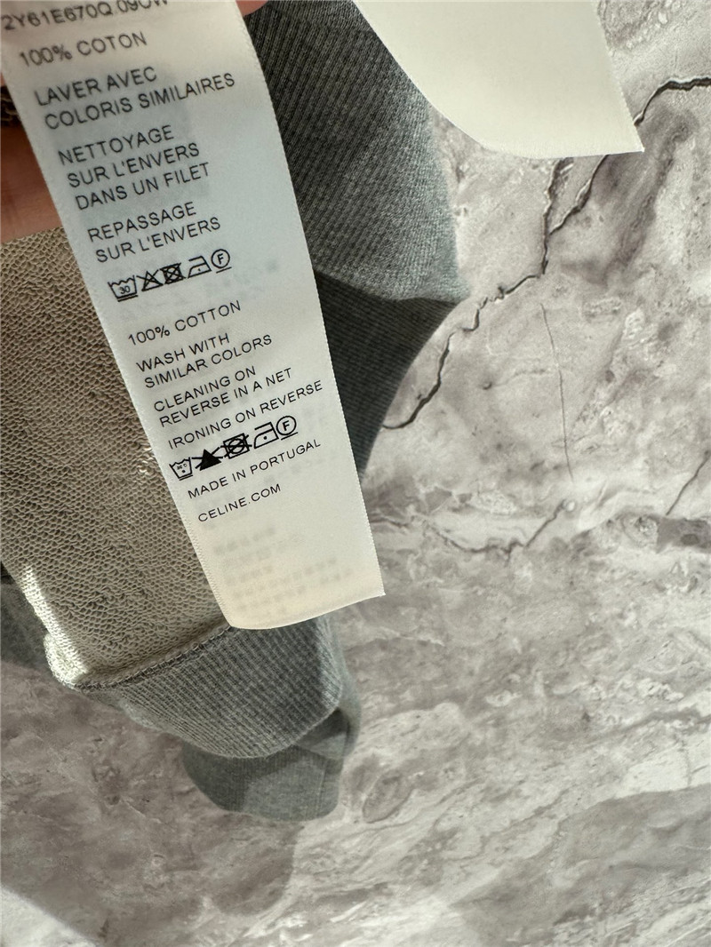 Ce1i*e flocked print sweatshirt cheap replica designer clothes