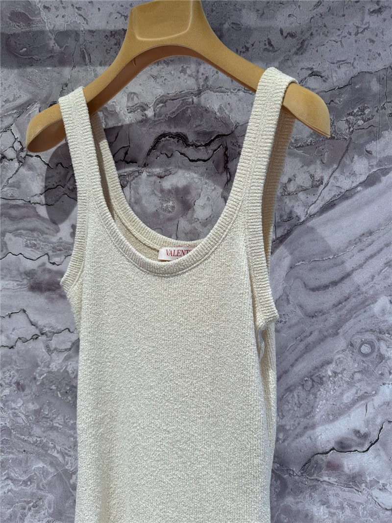 Va1e*ntin0 logo embroidered vest replica clothing sites