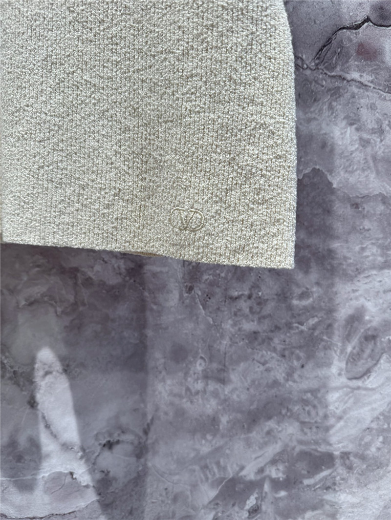 Va1e*ntin0 logo embroidered vest replica clothing sites