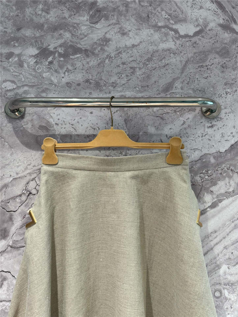 Va1e*ntin0 linen skirt cheap replica designer clothes