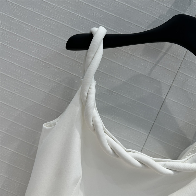 Va1e*ntin0 braided strap sleeveless dress replica d&g clothing