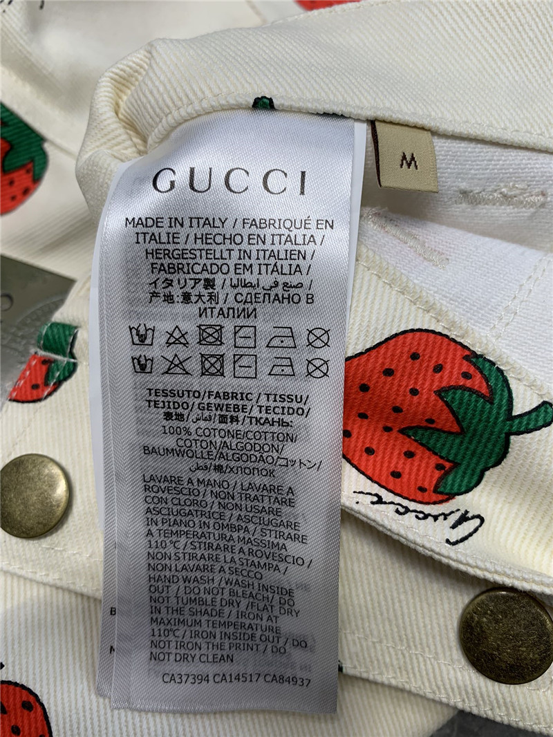 Gvc*1 strawberry print cargo shorts replica clothes