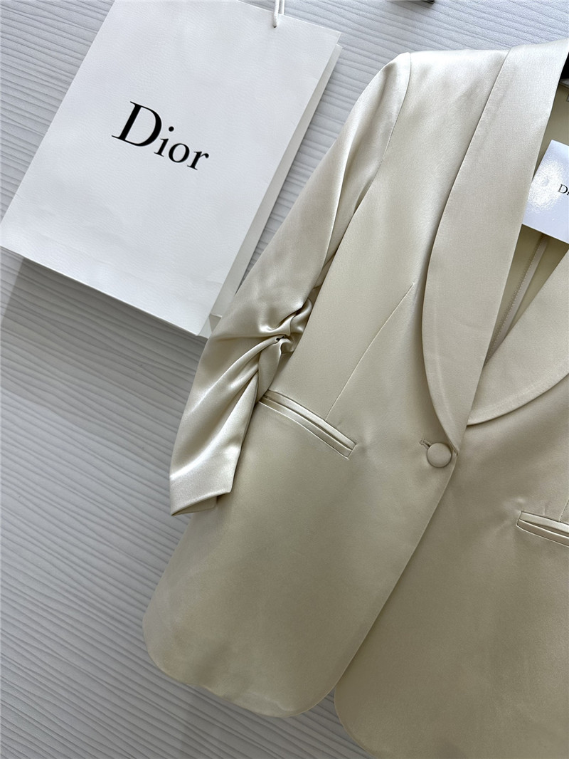 D10r cuff pleated suit jacket replica clothes