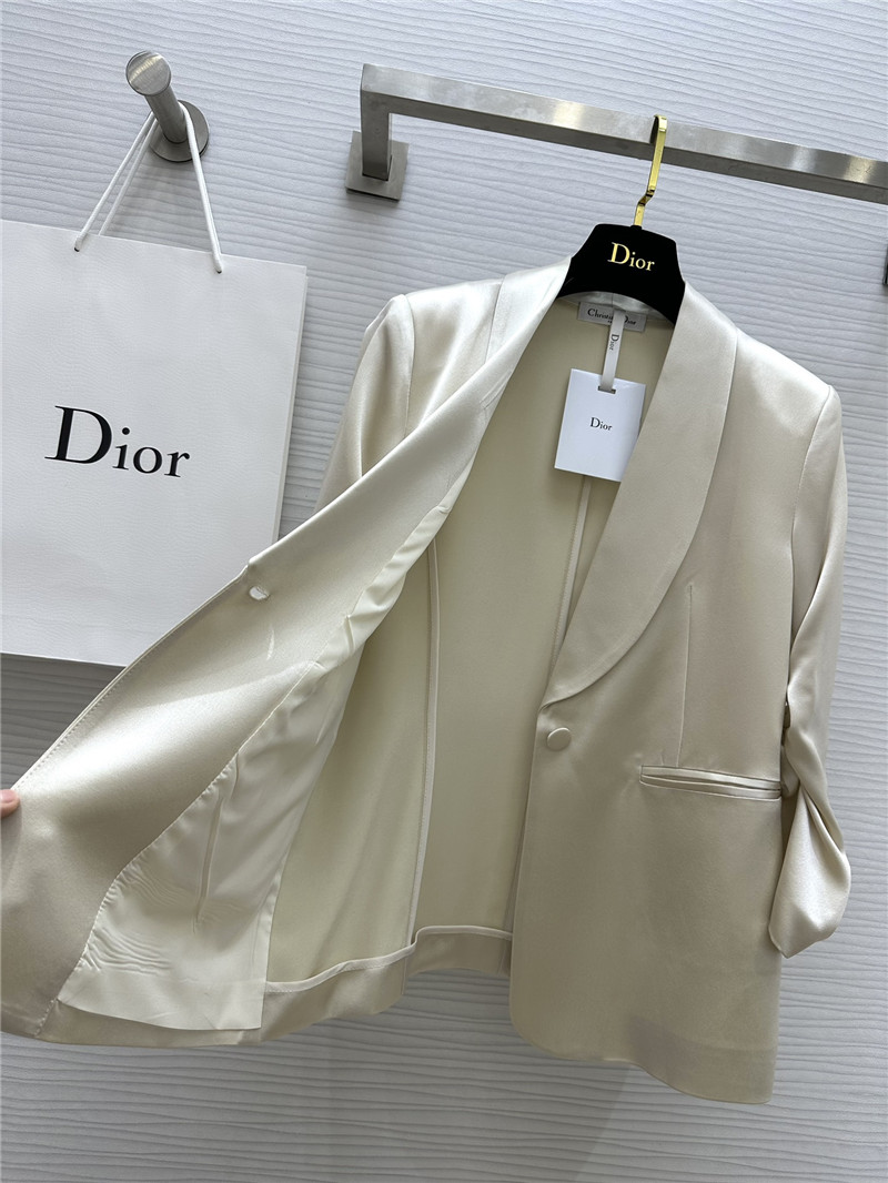 D10r cuff pleated suit jacket replica clothes