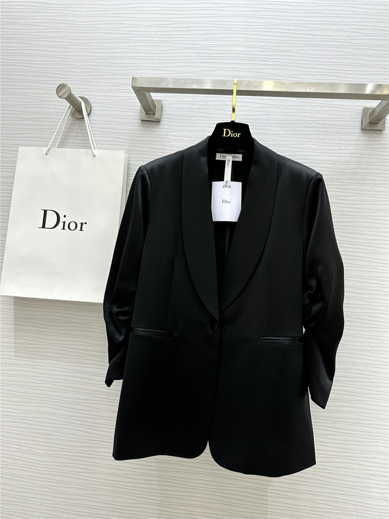 D10r cuff pleated suit jacket replica clothes