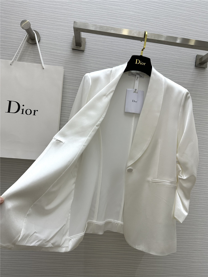 D10r cuff pleated suit jacket replica clothes