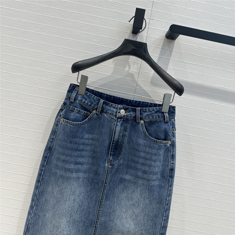 Ce1i*e slit design denim skirt replica designer clothes