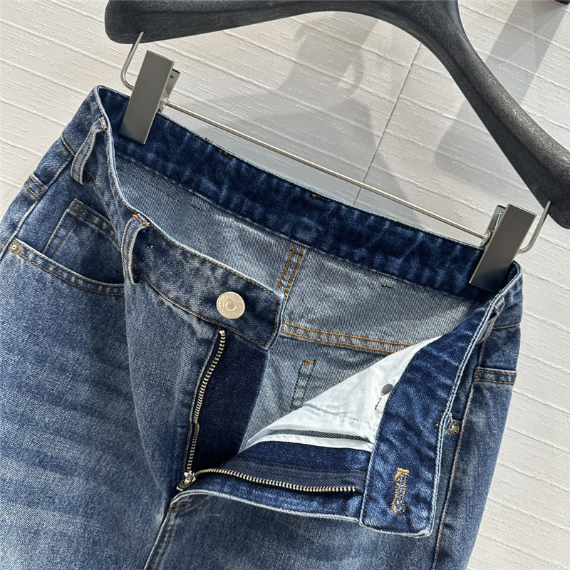 Ce1i*e slit design denim skirt replica designer clothes