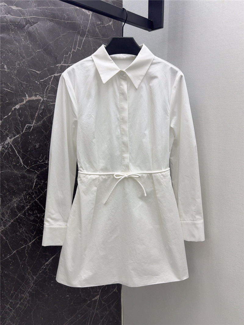 Va1e*ntin0 waist bow shirt dress replica clothes