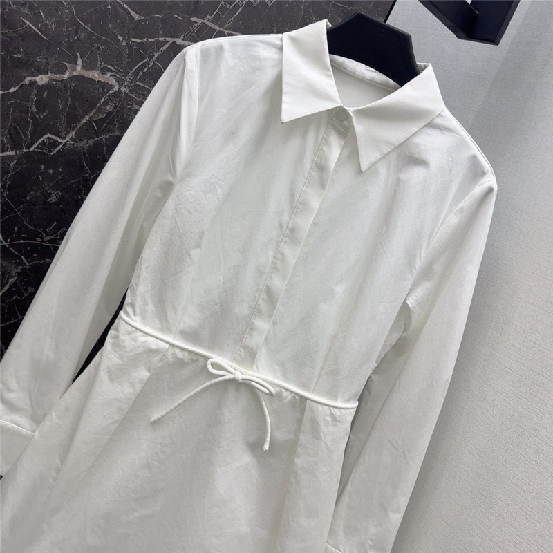 Va1e*ntin0 waist bow shirt dress replica clothes