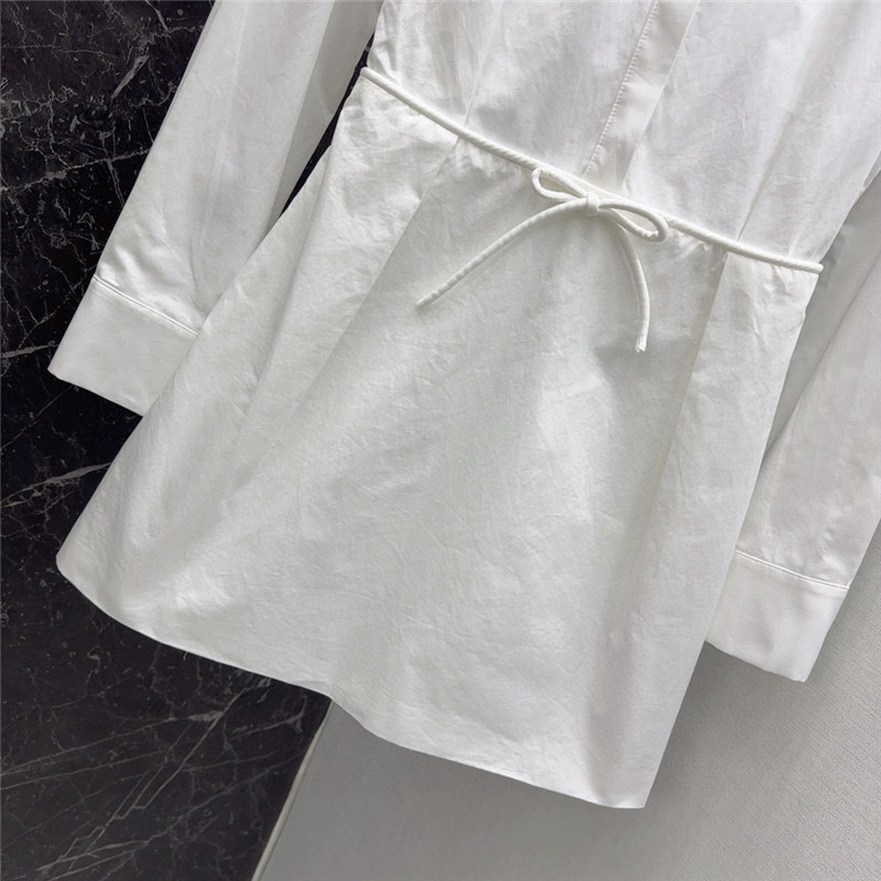 Va1e*ntin0 waist bow shirt dress replica clothes