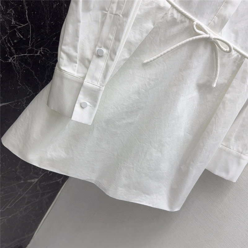 Va1e*ntin0 waist bow shirt dress replica clothes
