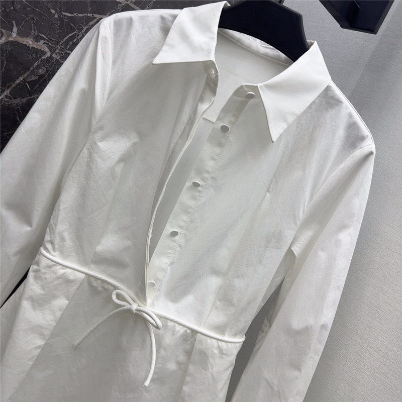 Va1e*ntin0 waist bow shirt dress replica clothes