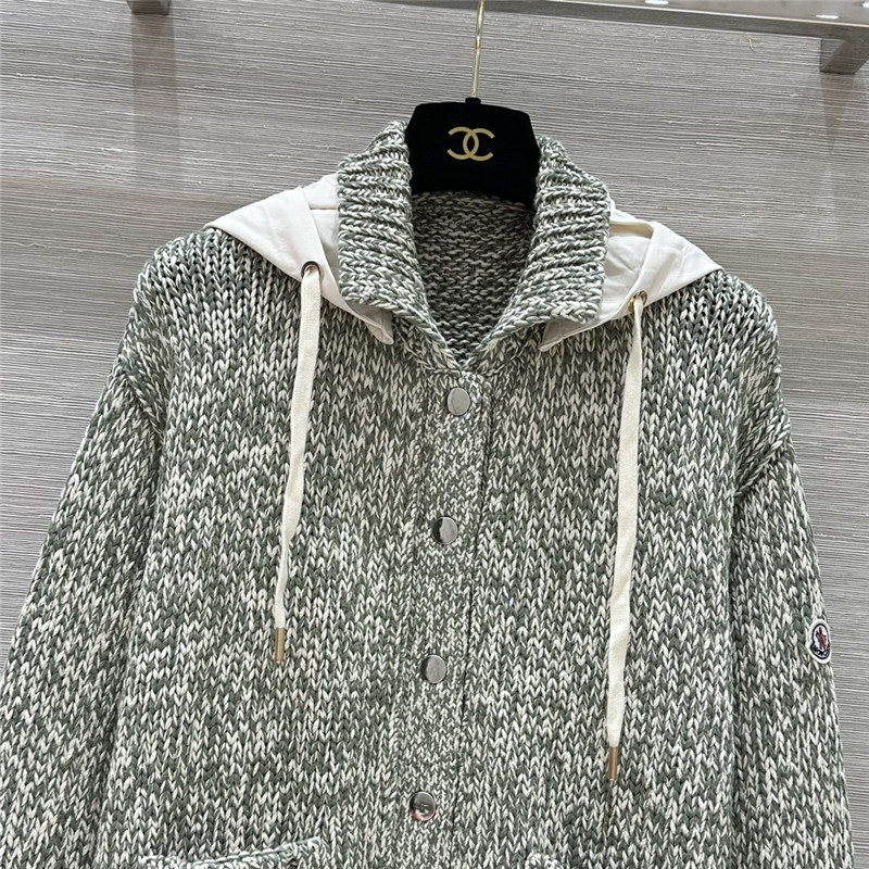 Moncler floral knitted jacket replica clothing sites