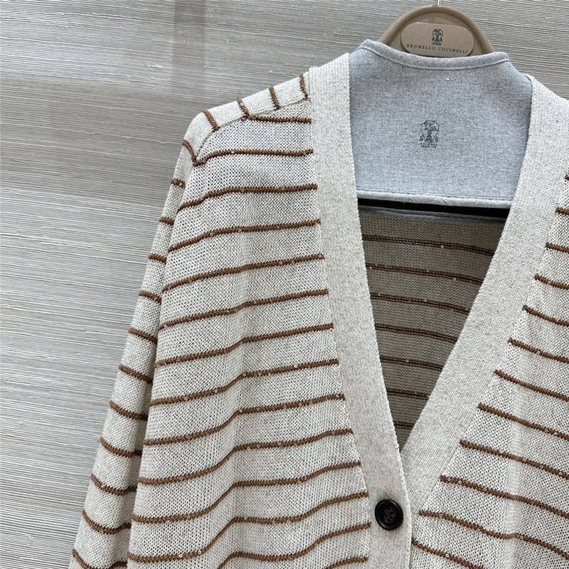 BC Linen Yarn V-Neck Cardigan replica clothing sites