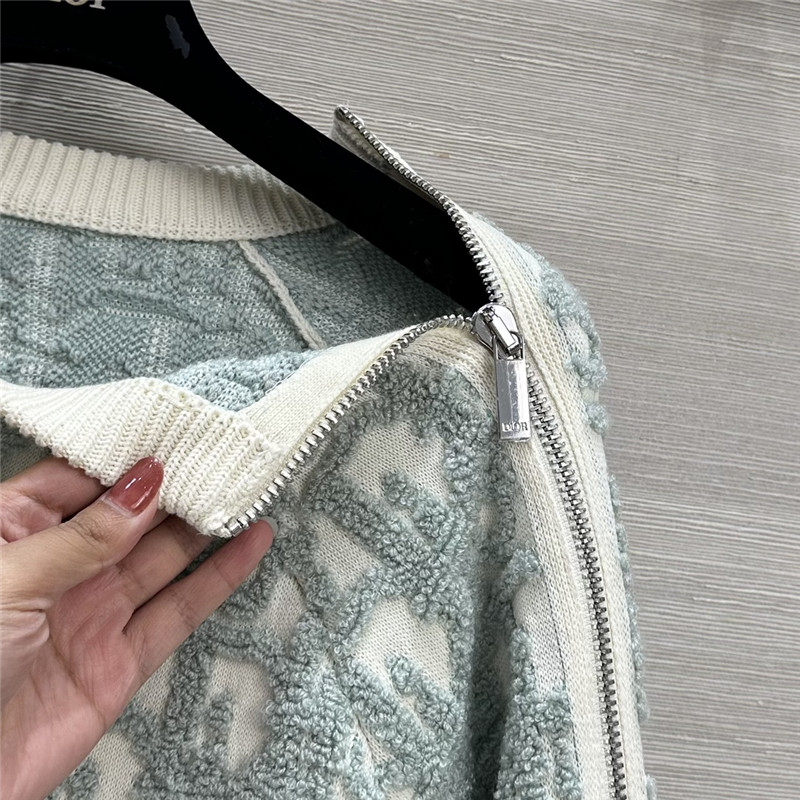 D10r monogram three-dimensional jacquard sweater replica clothes