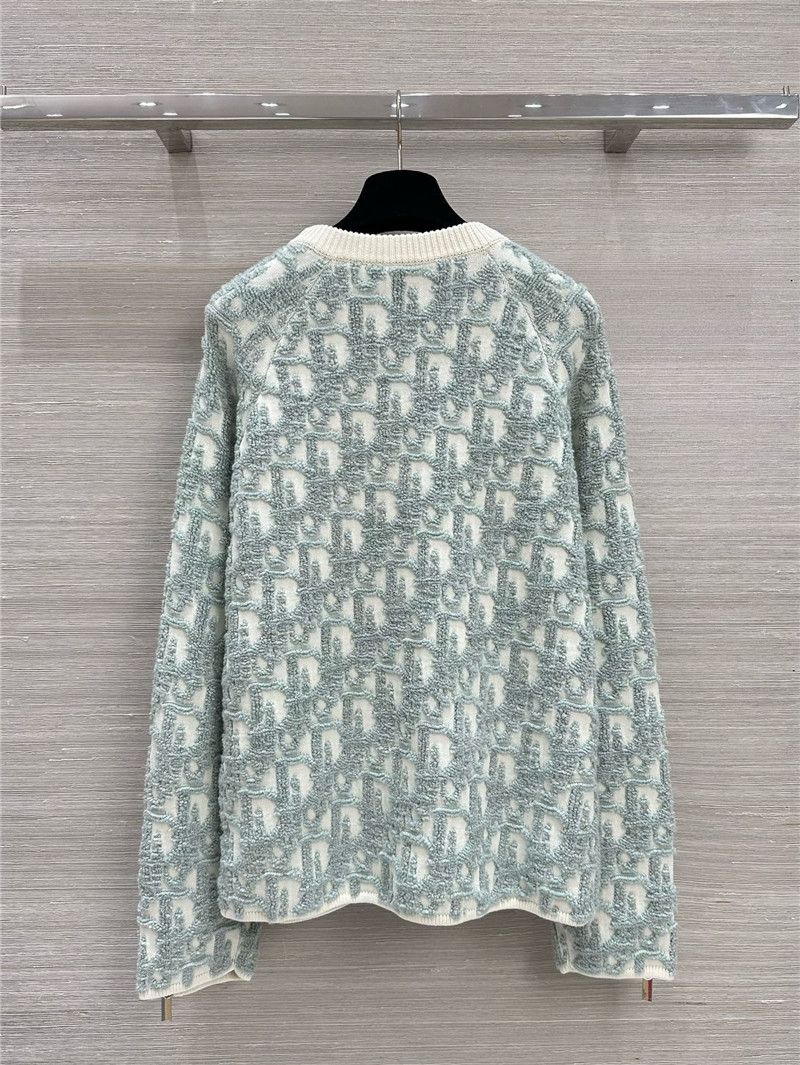 D10r monogram three-dimensional jacquard sweater replica clothes