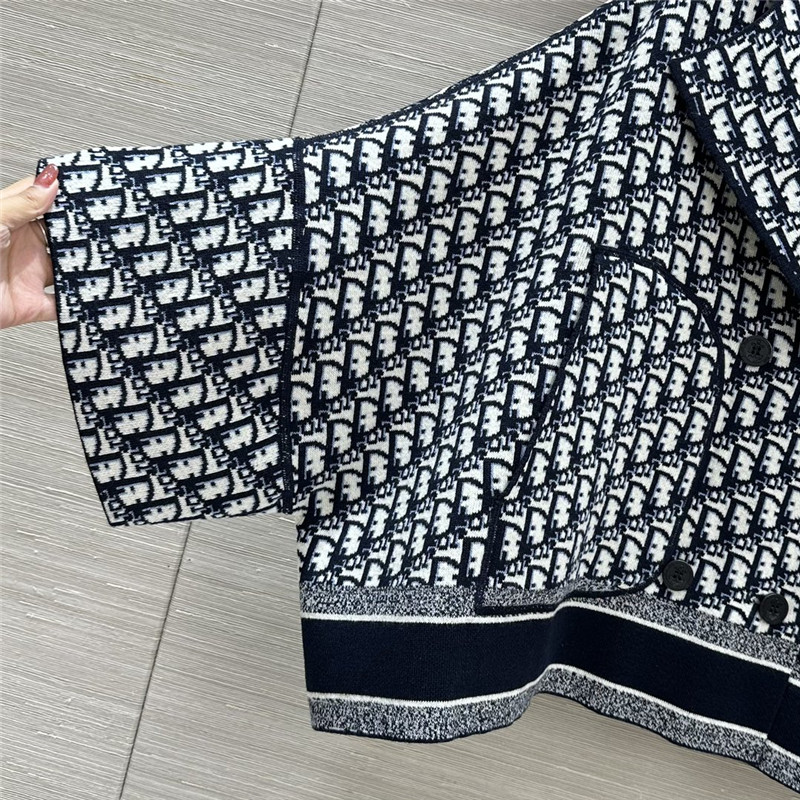 D10r double breasted knitted jacket replica d&g clothing