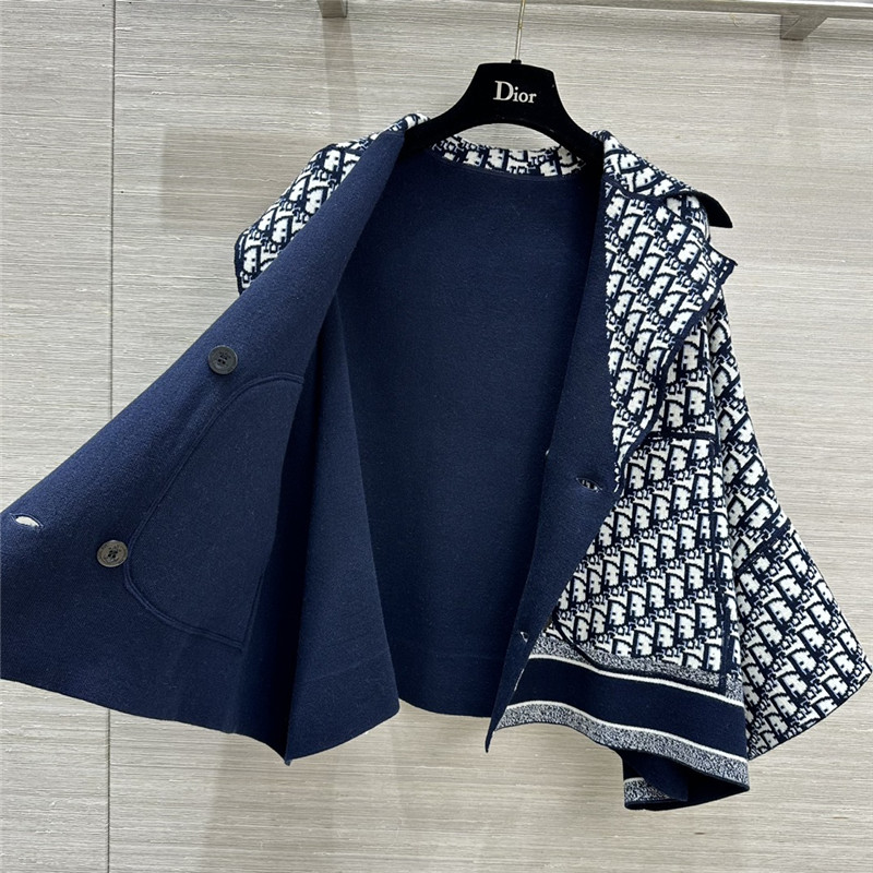 D10r double breasted knitted jacket replica d&g clothing