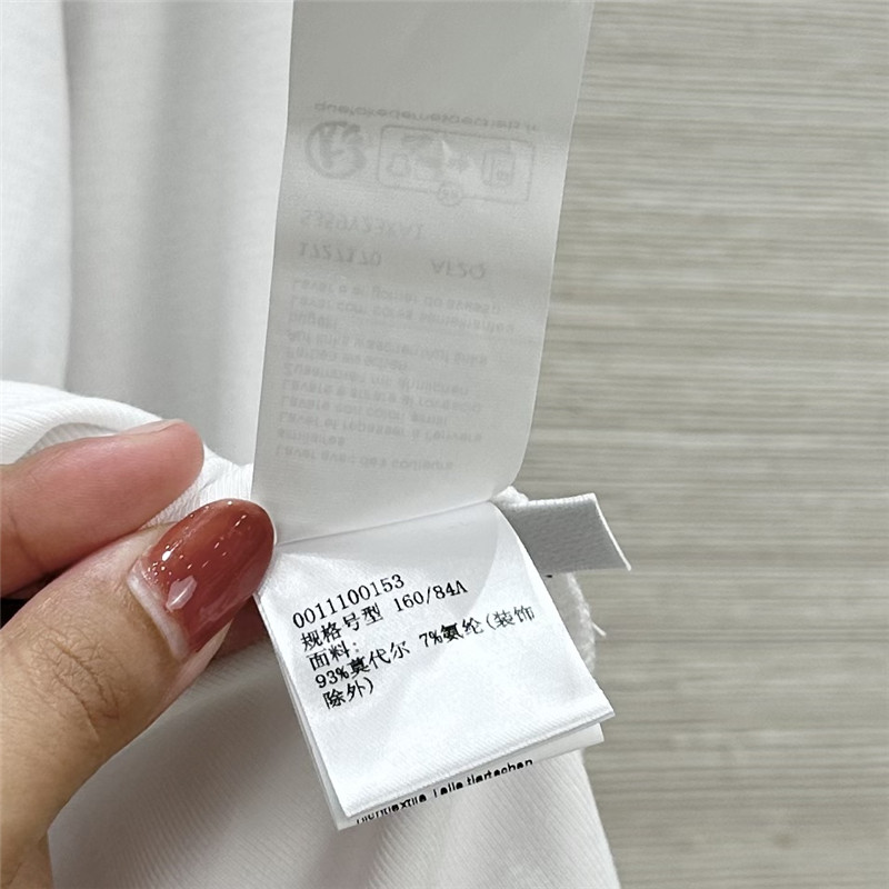 L0ew* white cotton long-sleeved shirt