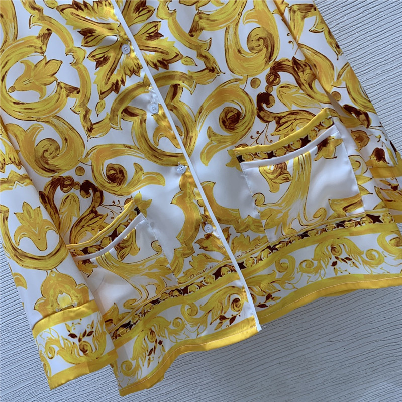 Dolce & Gabbana d&g pajama style home wear set replicas clothes