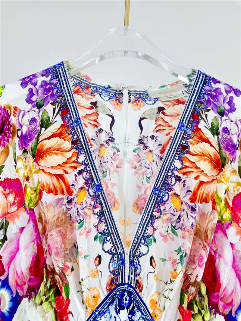 zimm silk long sleeve midi dress replica clothing