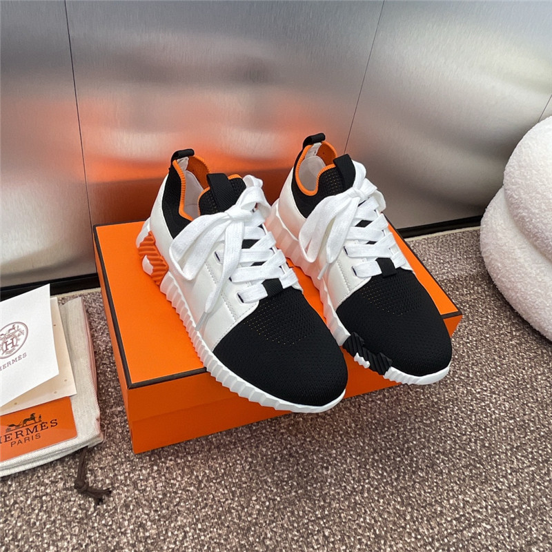 H**me5 bouncing sneaker black white women