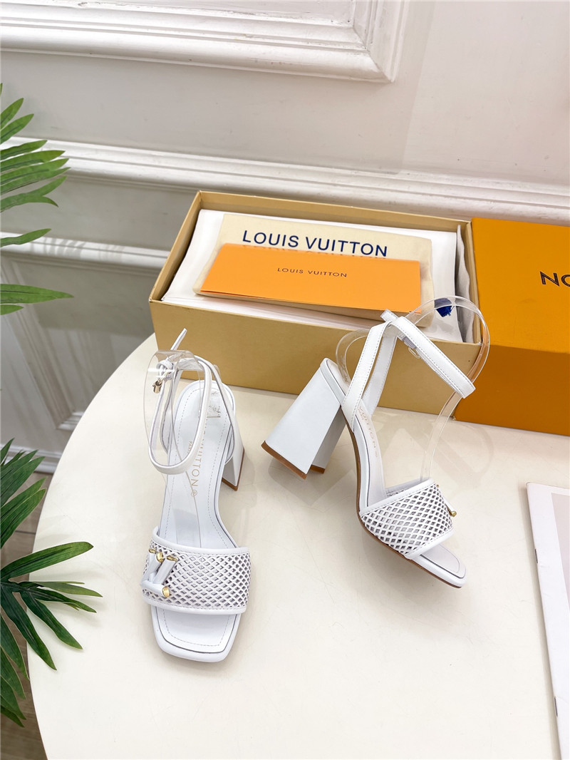 l0vis Vvtt0n shake sandal in white calfskin