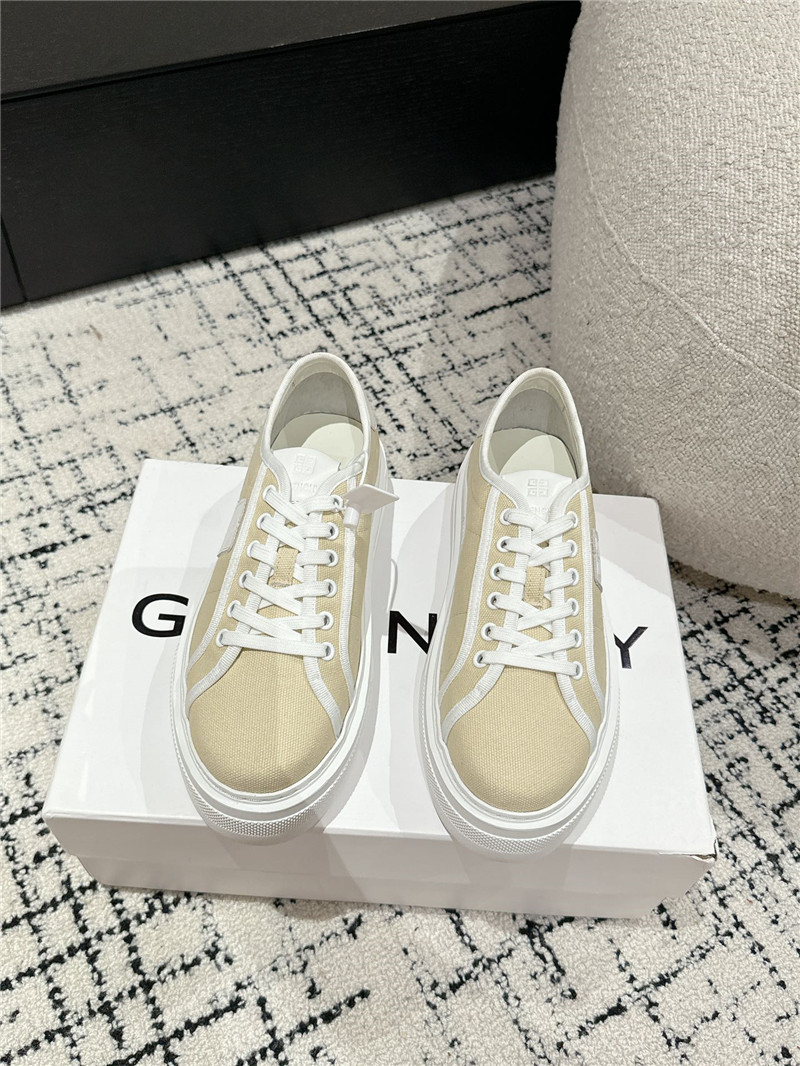 Givenchy City Denim Platform Sneakers