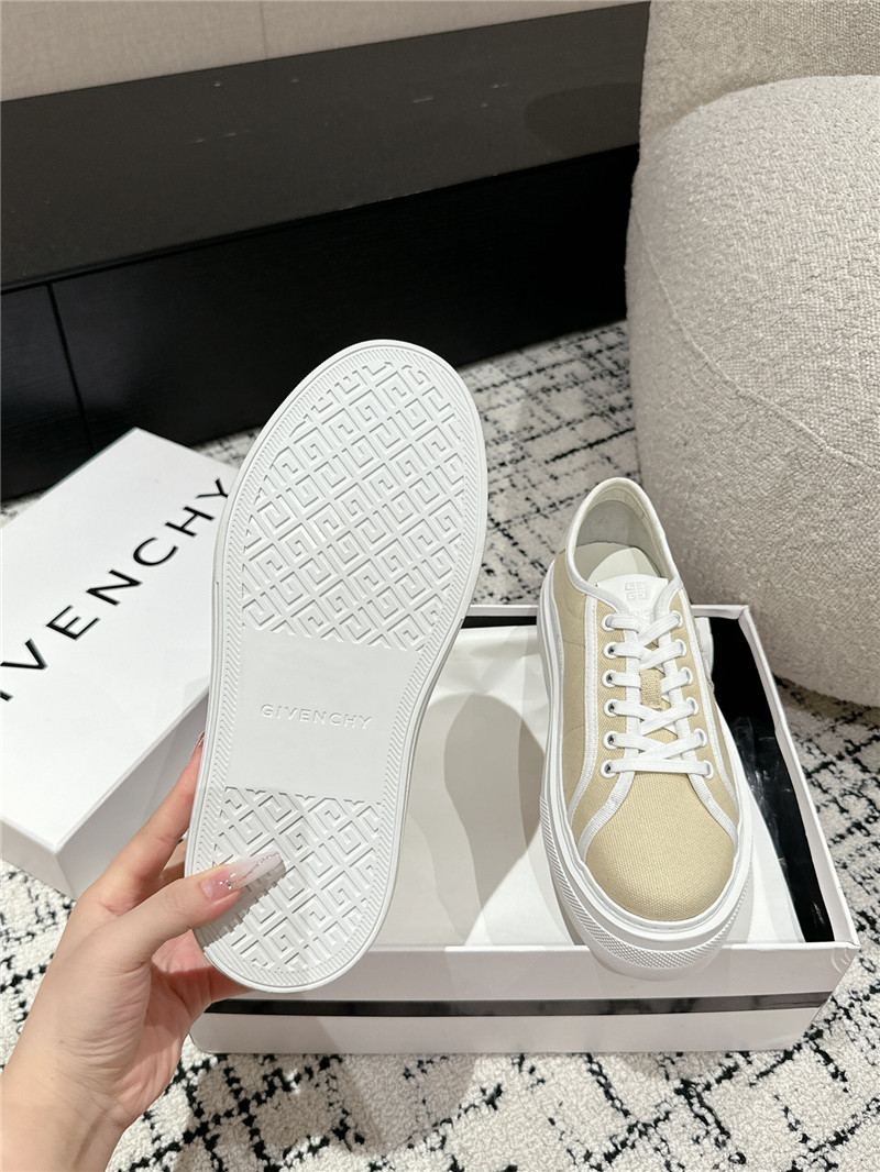 Givenchy City Denim Platform Sneakers