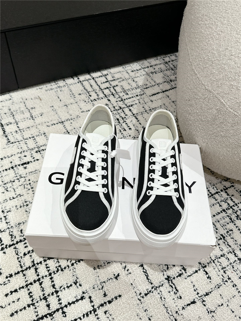 Givenchy City Canvas Platform Sneakers