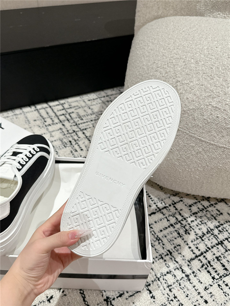 Givenchy City Canvas Platform Sneakers