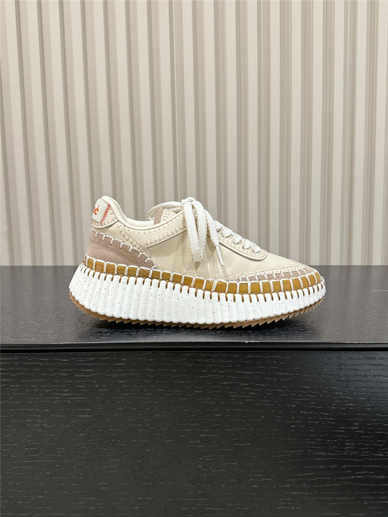 Chloé Nama Woven Platform Sneakers