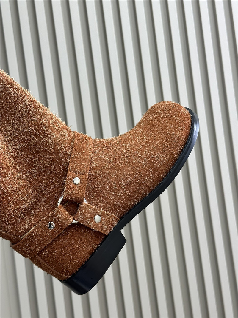 L0ew* women’s campo brushed suede biker boots