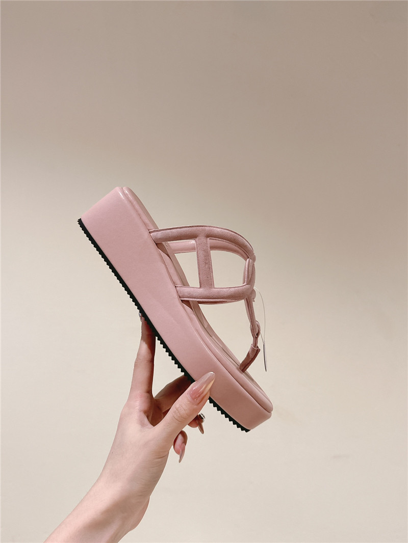 H**me5 gipsy sandal pink goatskin