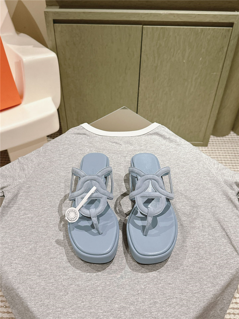 H**me5 gipsy sandal blue goatskin