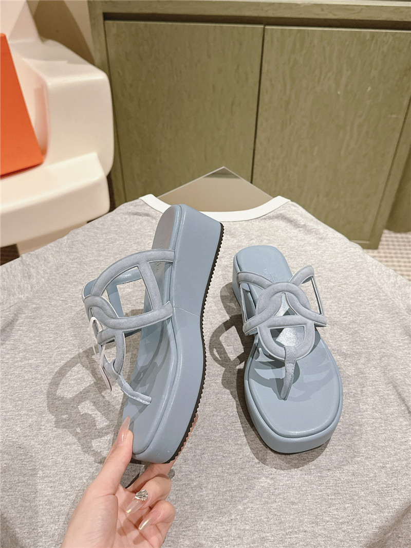 H**me5 gipsy sandal blue goatskin