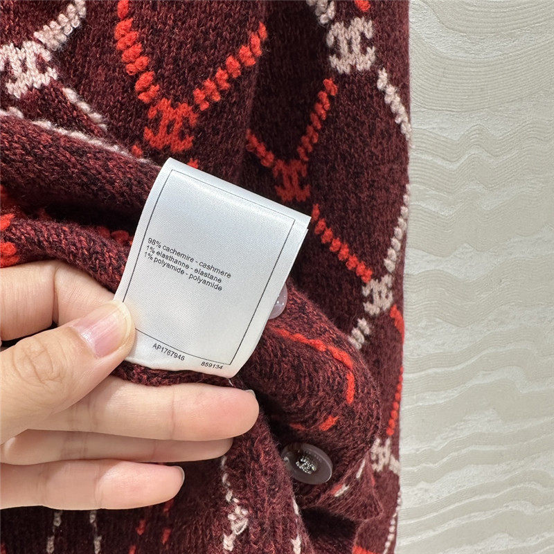 Ch**el handicraft series cashmere cardigan replicas clothes