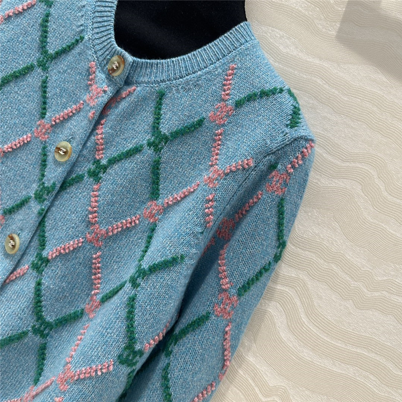 Ch**el handicraft series cashmere cardigan replicas clothes