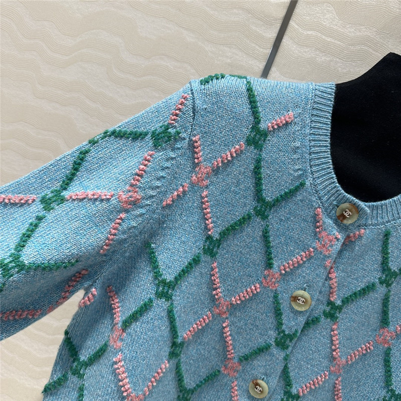 Ch**el handicraft series cashmere cardigan replicas clothes