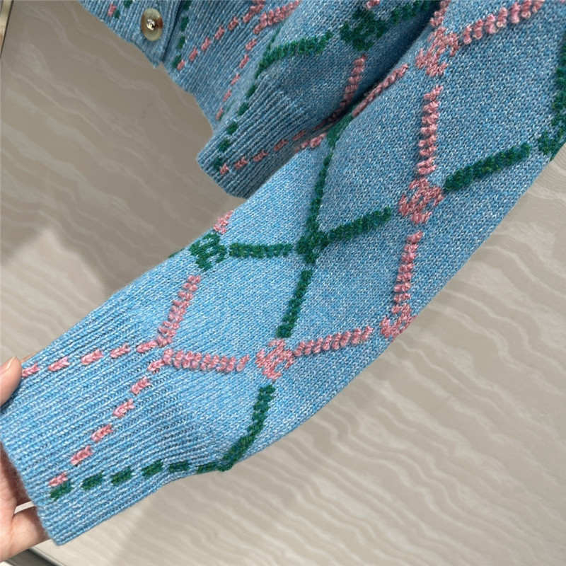 Ch**el handicraft series cashmere cardigan replicas clothes