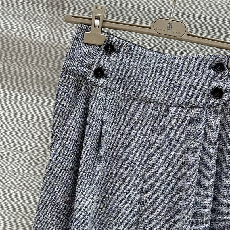 L0r0 P1ana linen blend tapered trousers replica clothing sites