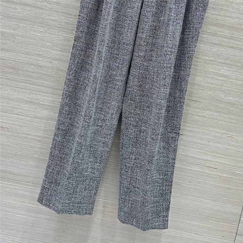 L0r0 P1ana linen blend tapered trousers replica clothing sites