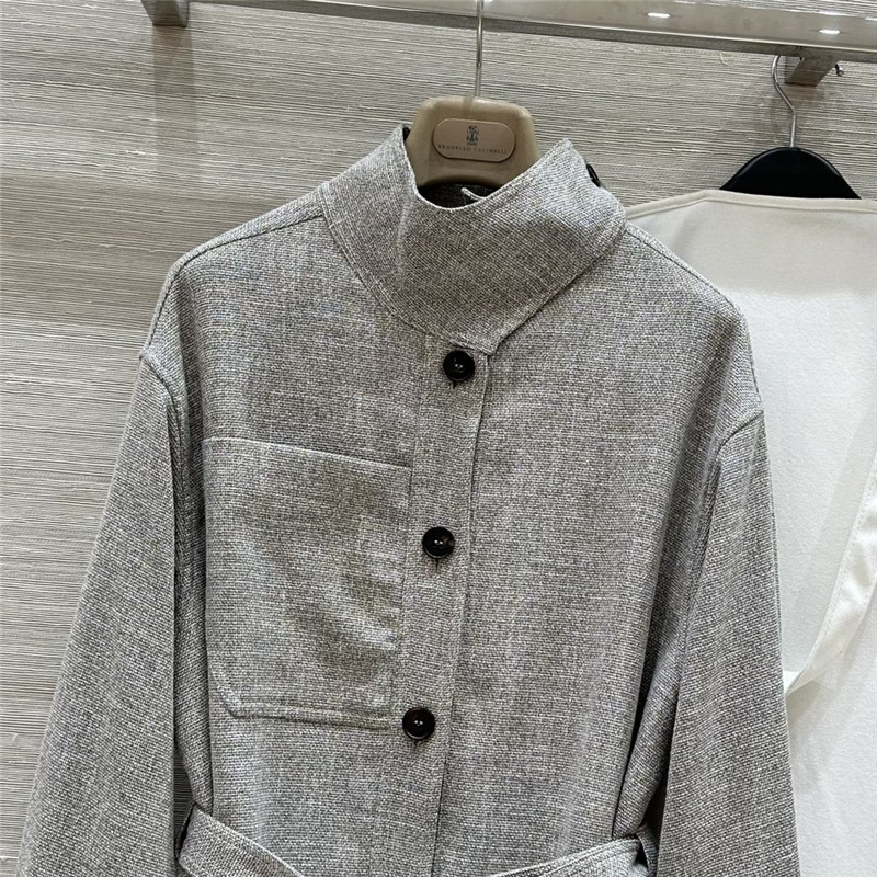 L0r0 P1ana belted jacket cheap replica designer clothes