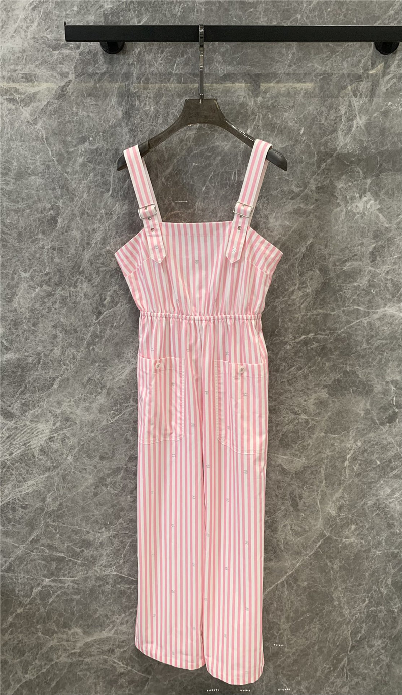 Ch**el vertical striped overalls cheap replica designer clothes