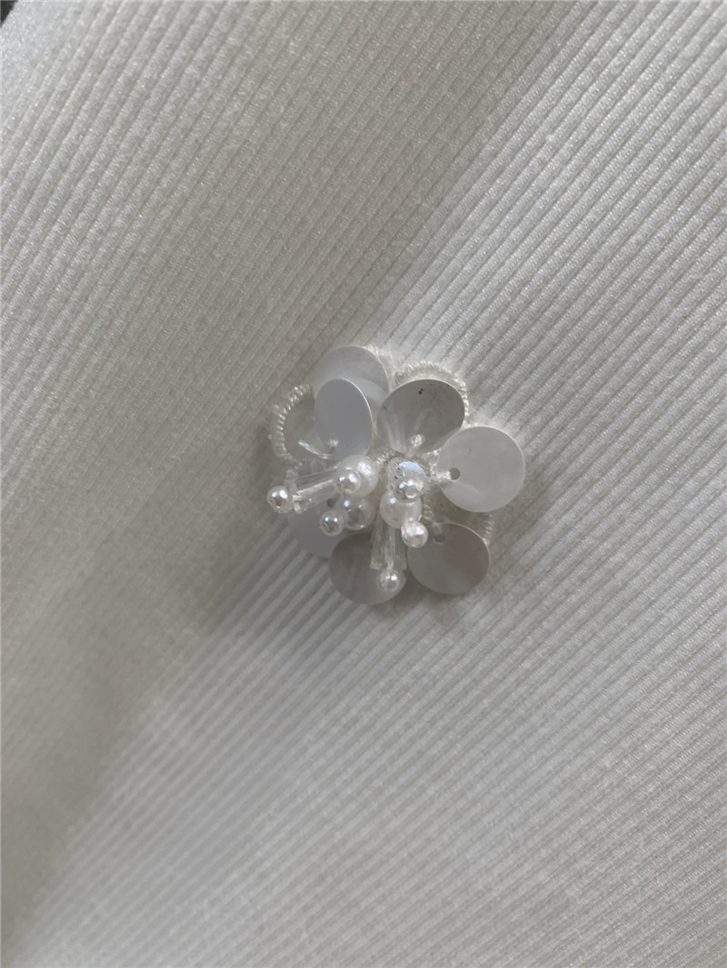 M1um1u beaded flower slim fit vest replicas clothes