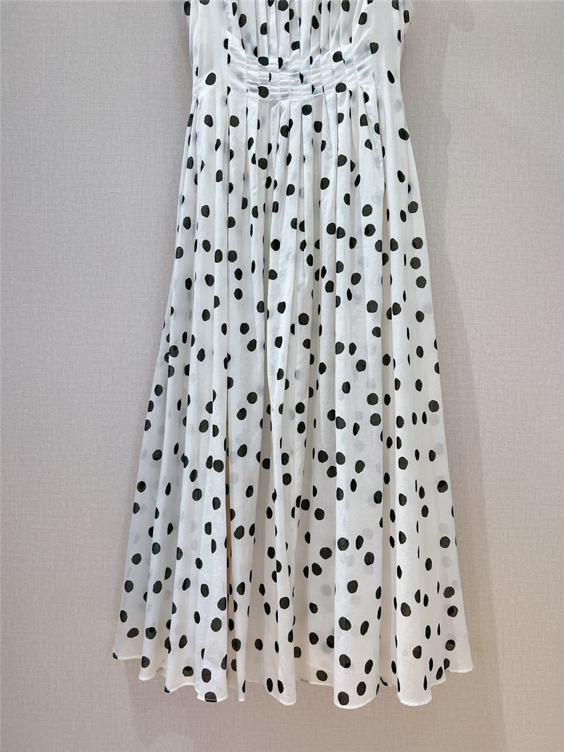Vanitoo polka dot print dress cheap replica designer clothes