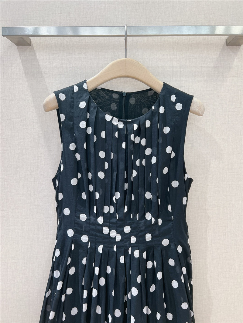 Vanitoo polka dot print dress cheap replica designer clothes